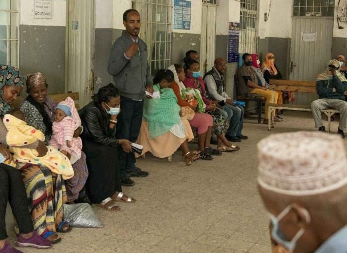 Training of women on menstrual hygiene in Ethiopia