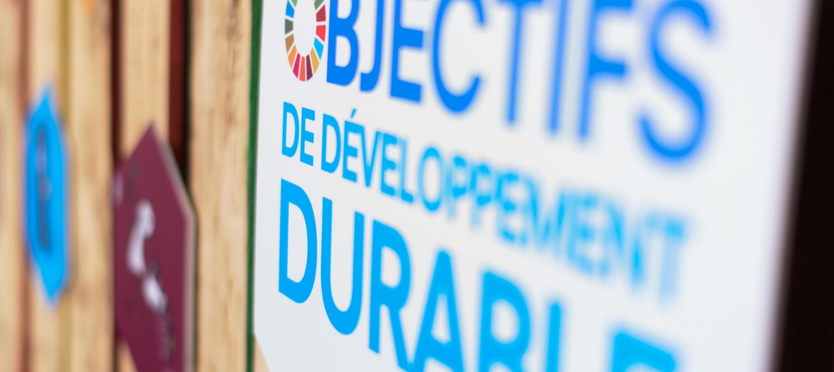 Objectifs de développement durable