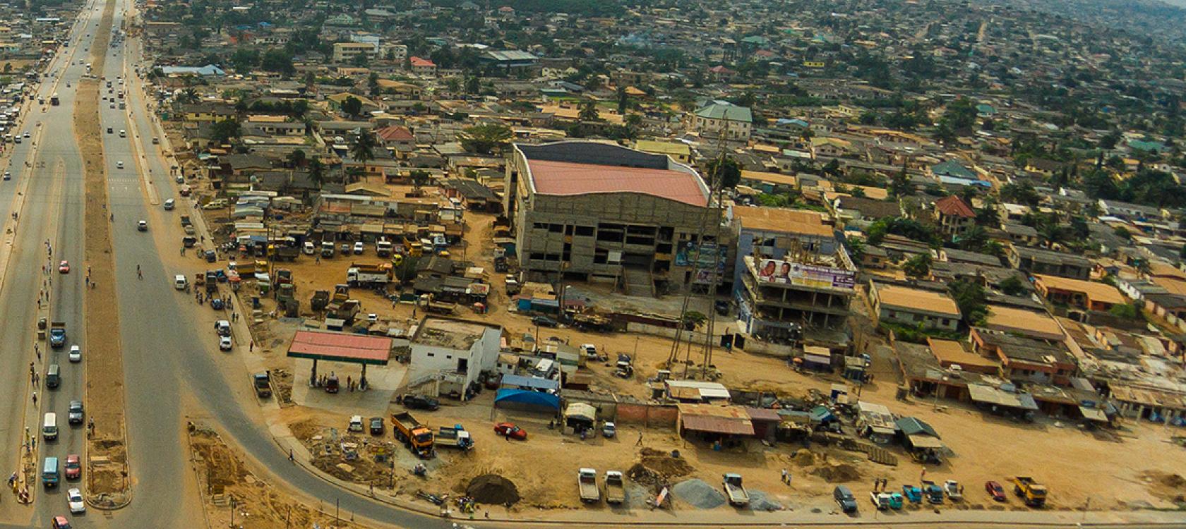 Ghana Accra vue du ciel