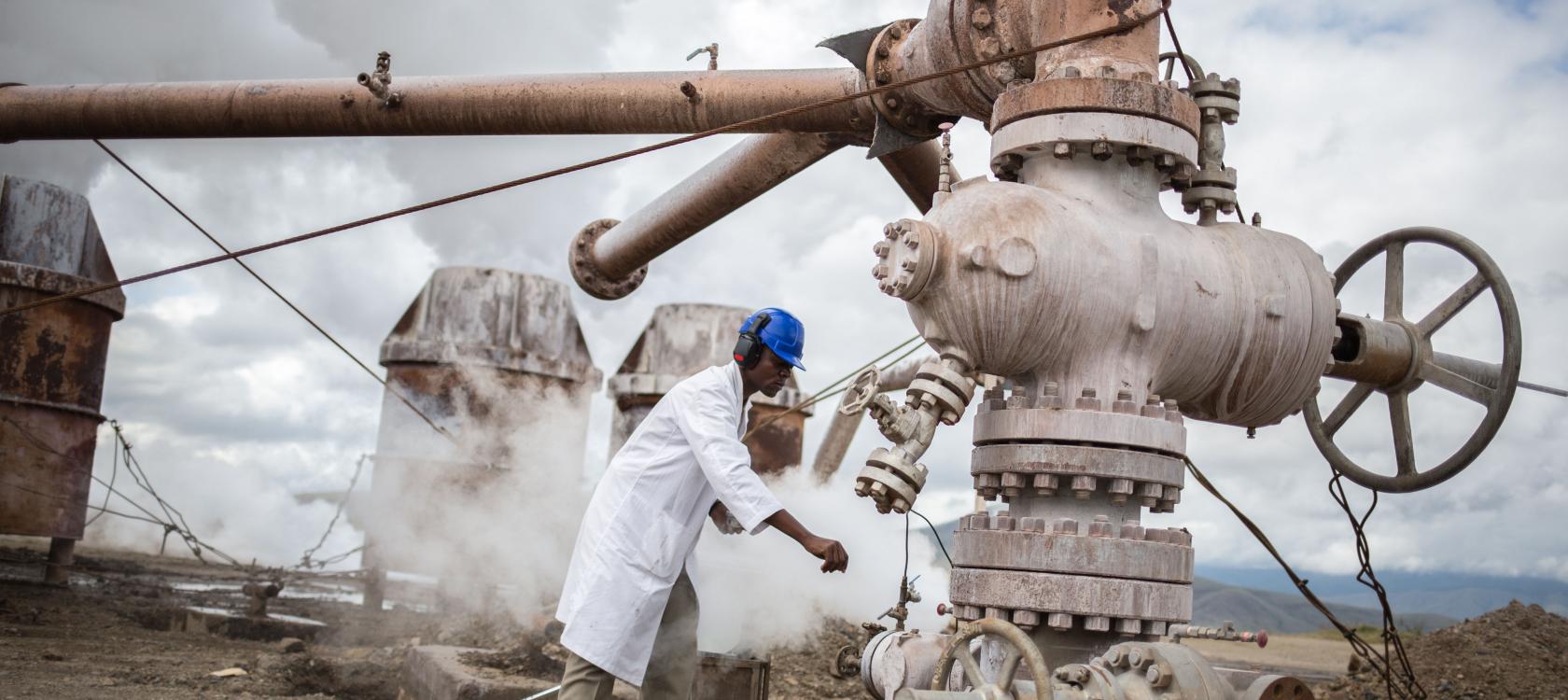 Centrale électrique géothermique d'Olkaria I et IV