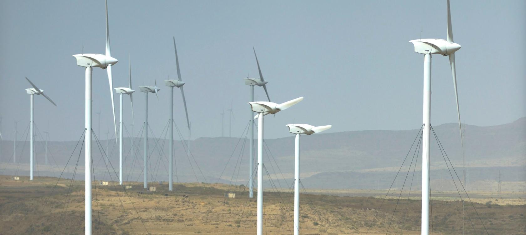 Ethiopia’s first wind farm in Mekele / Didier Gentilhomme AFD