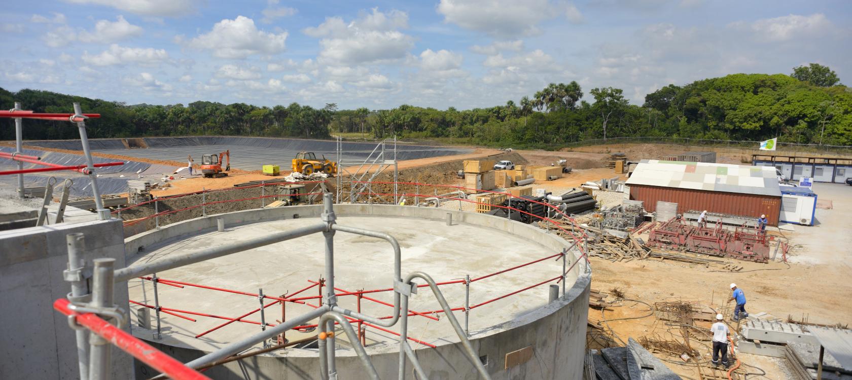 Financement d’une usine de captage d’eau potable sur le Kourou