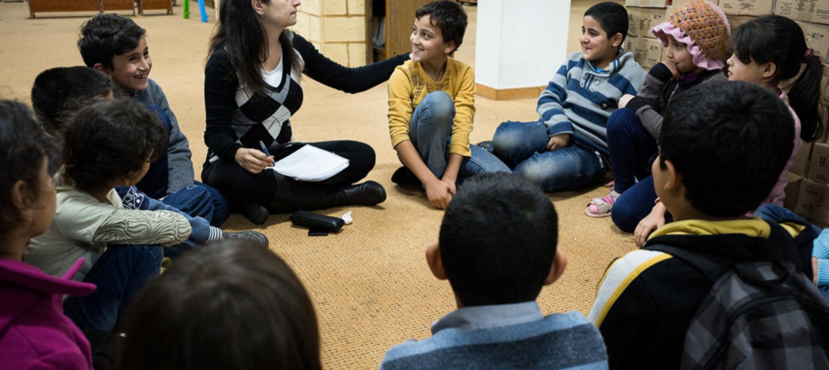 filhos, refugiado, Líbano