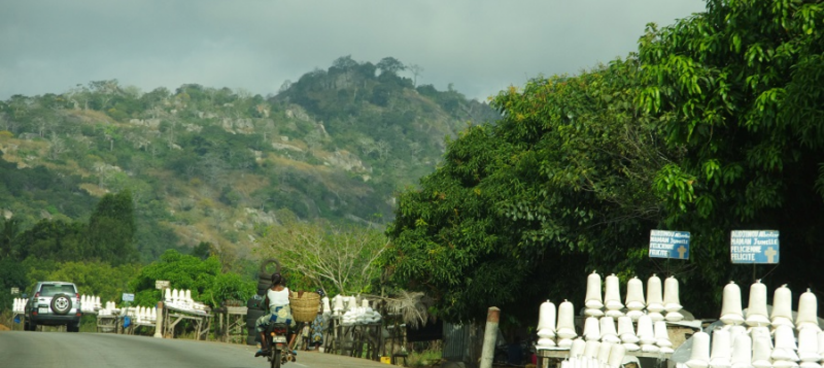 PADAC, Bénin, agriculture, route, moto, montagne