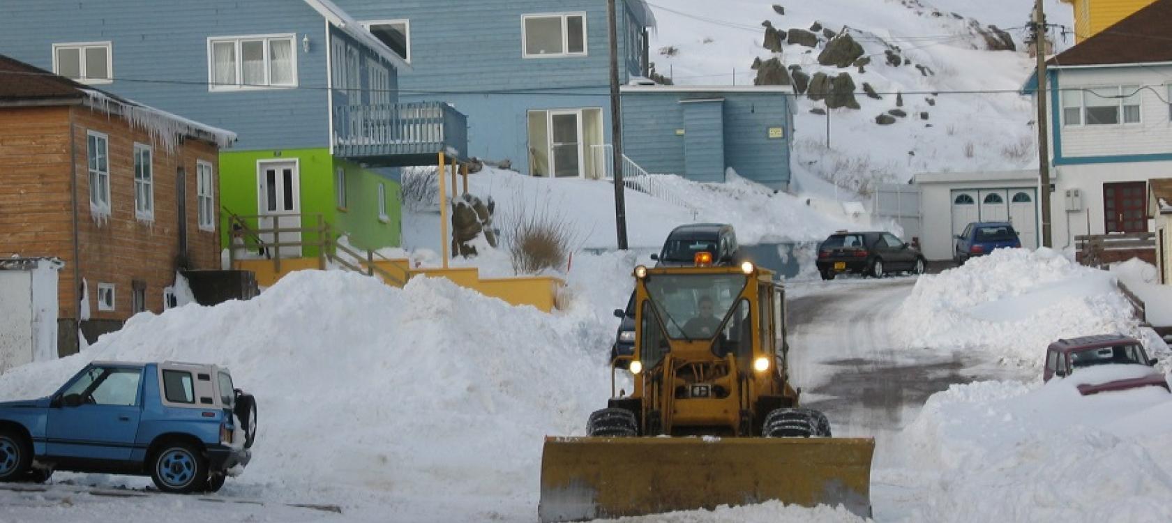Saint-Pierre et Miquelon, services municipaux, déneigement
