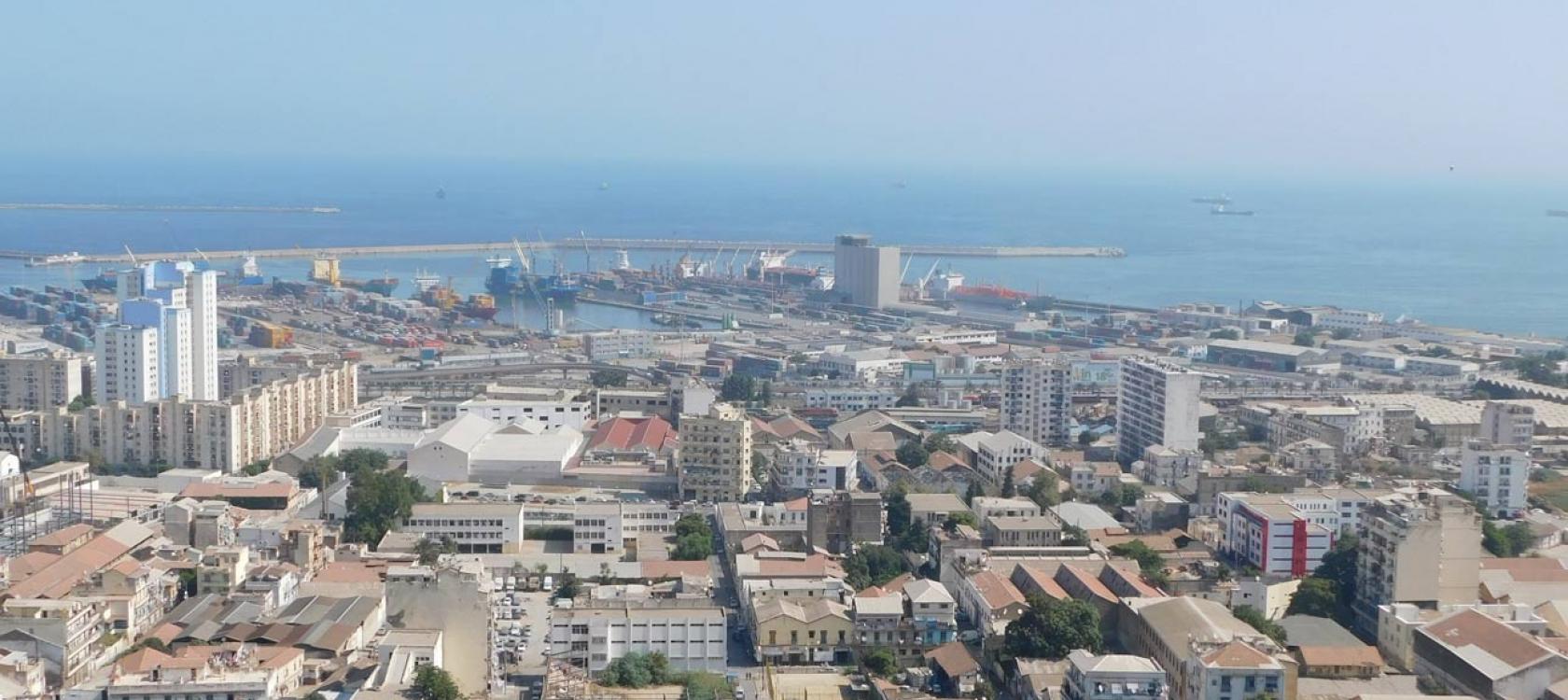 Ville, paysage urbain, Algérie, mer