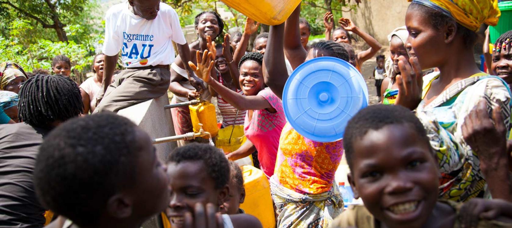 Développement des systèmes d’approvisionnement en eau potable, RDC © Joseph Moura pour l'AFD