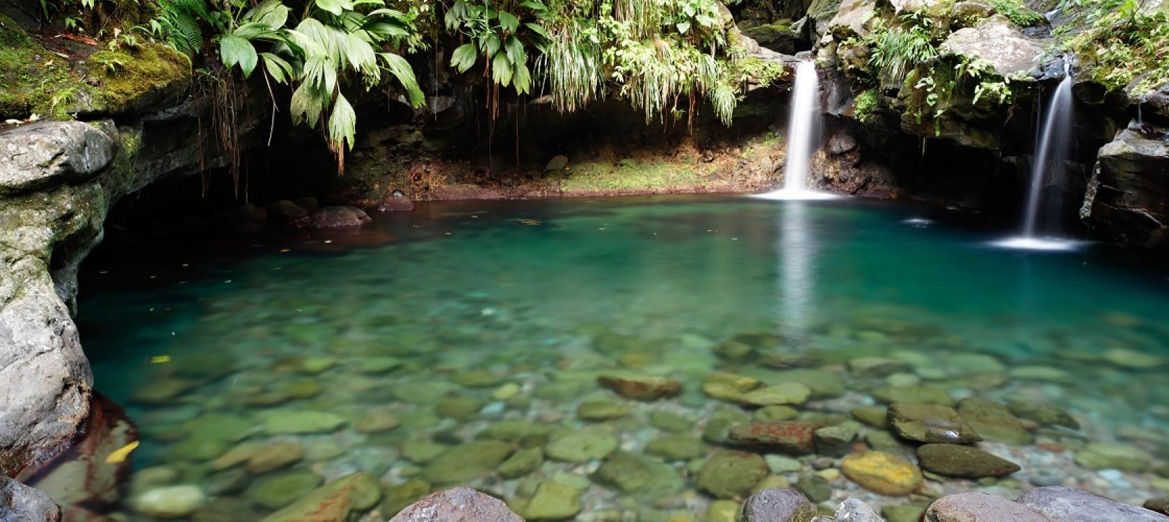 Guadeloupe, Bassin paradis chutes du Carbet - CC-BY-SA 4.0 Sylvain JORIS