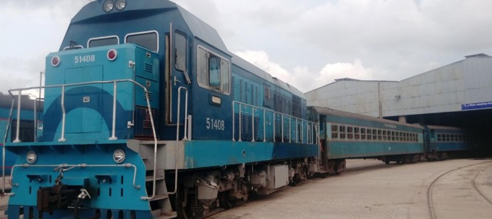 Atelier de réparation ferroviaire de Luyano à La Havane, Cuba, train, transport