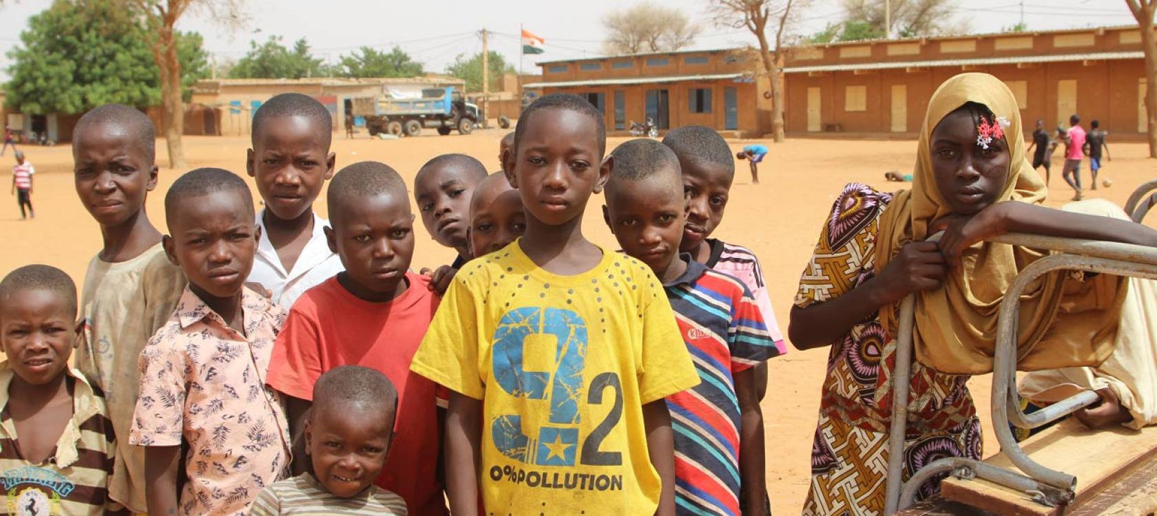 enfants, élèves, école, Niger, éducation