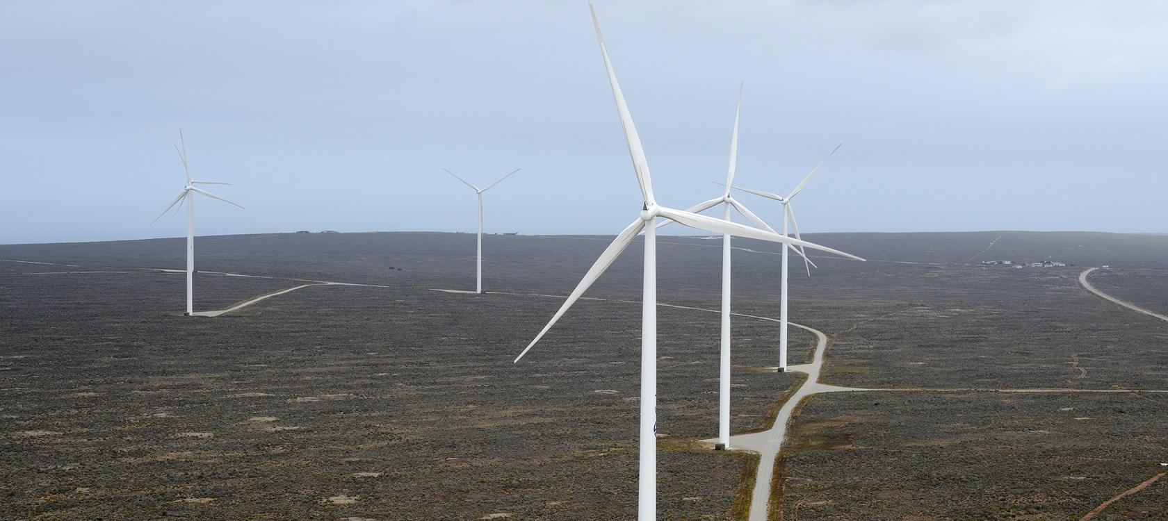Windmill in South Africa - Renewable Energy vs climate risks
