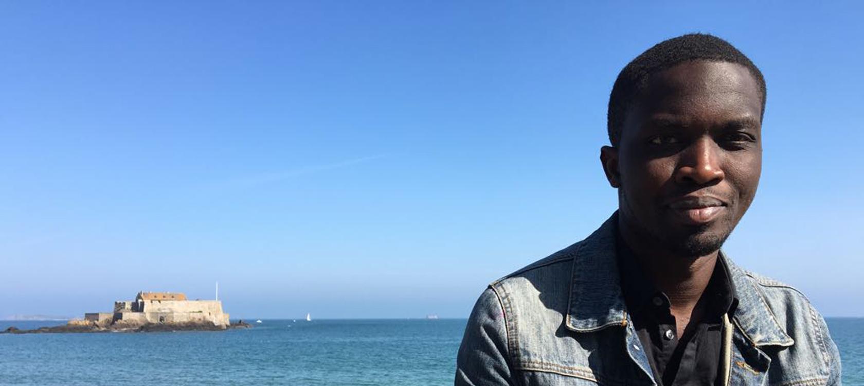 Portrait Mohamed Mbougar Sarr, écrivain, festival Étonnants voyageurs 2018, Saint Malo