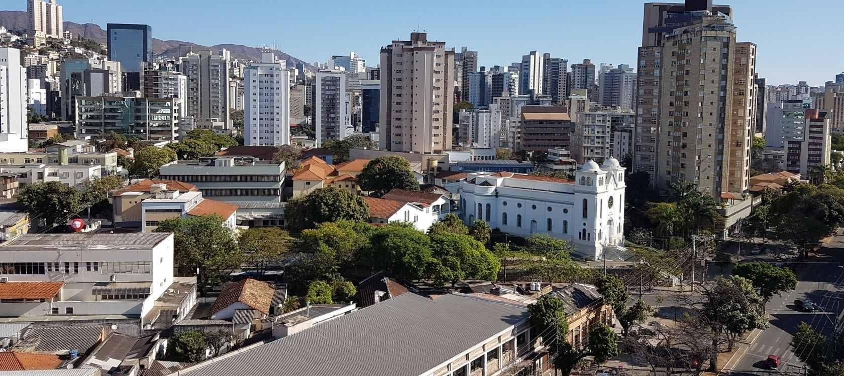 Ville de Belo Horizonte dans l'État du Minas Gerais au Brésil
