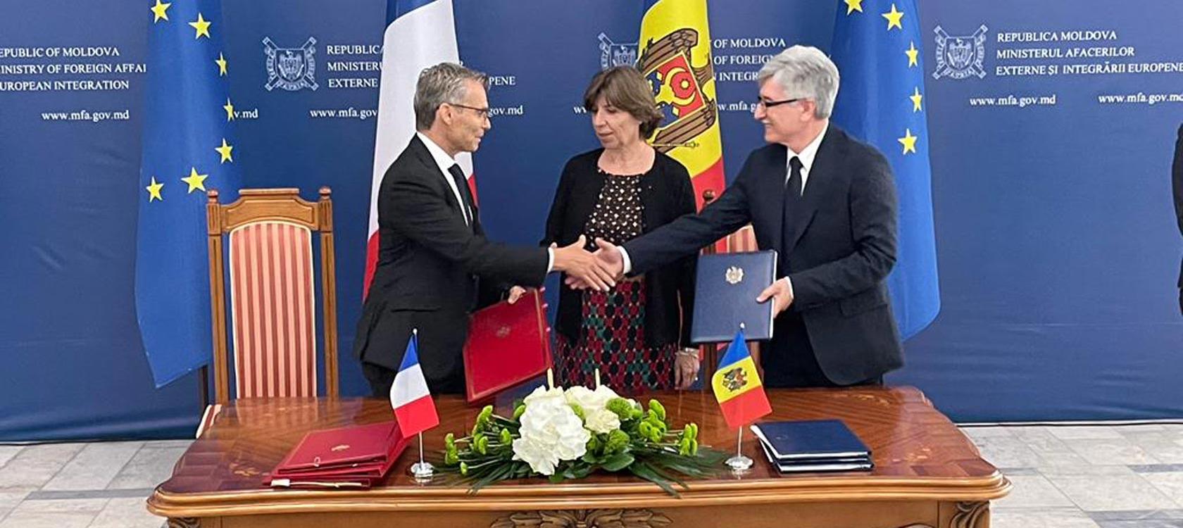 L’accord intergouvernemental entre la France et la Moldavie ainsi qu’un premier prêt de soutien au budget de l’Etat moldave