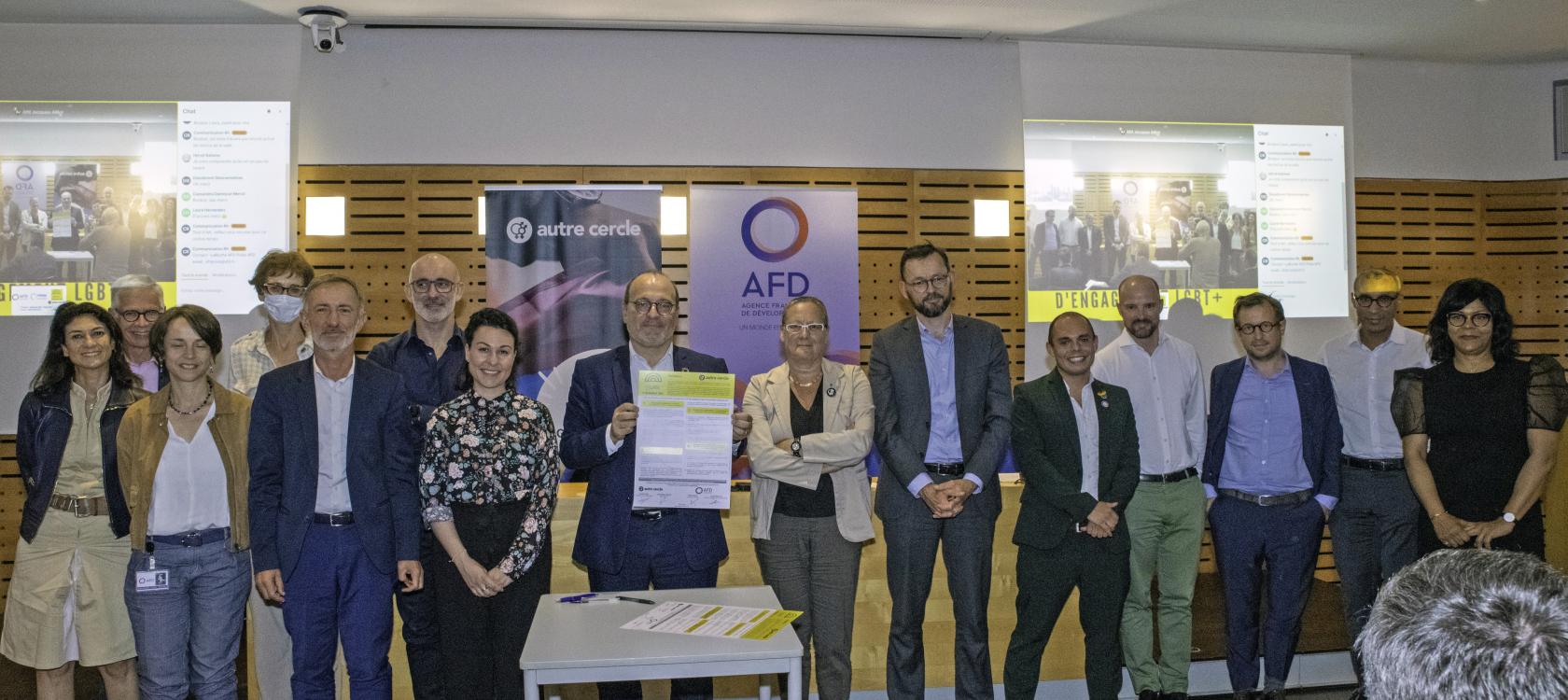 L’AFD signe la charte d’engagement LGBT+ de L’Autre Cercle