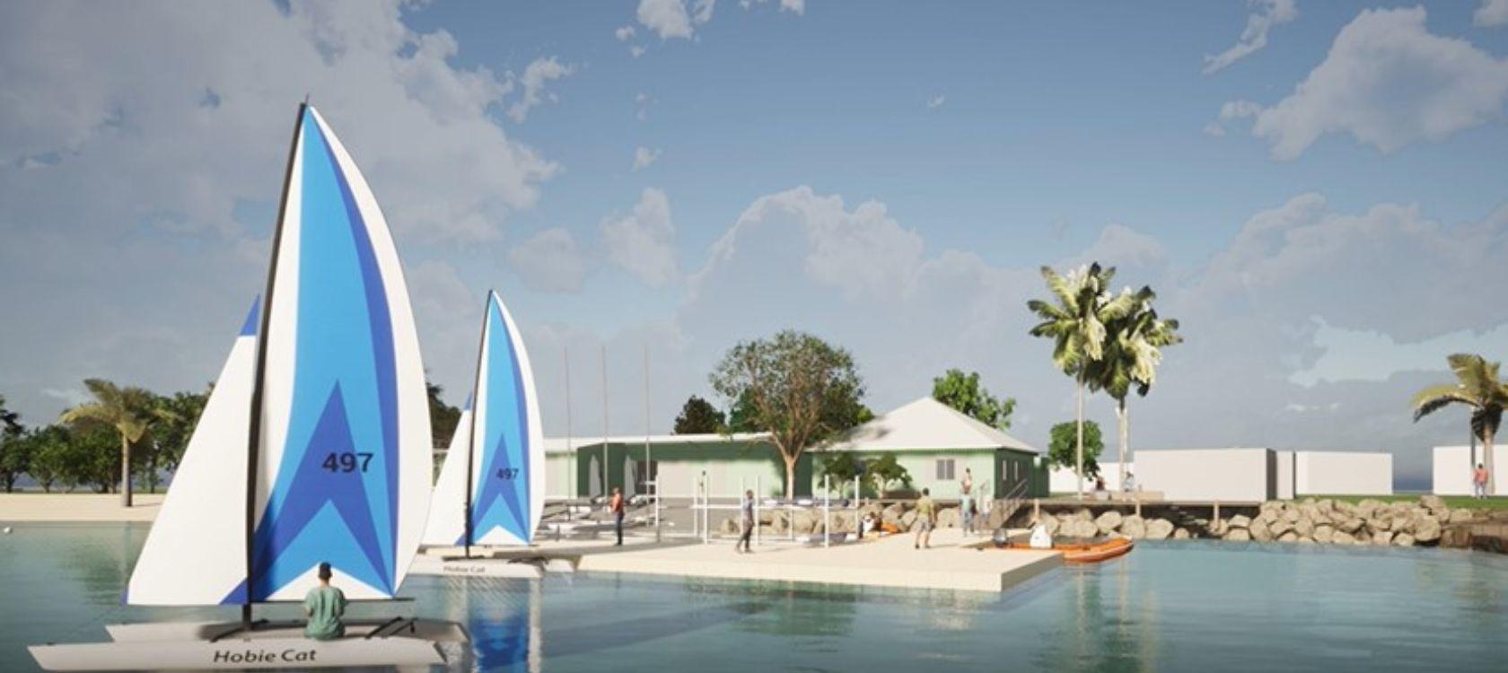Réhabilitation du centre nautique à Sainte-Anne en Martinique