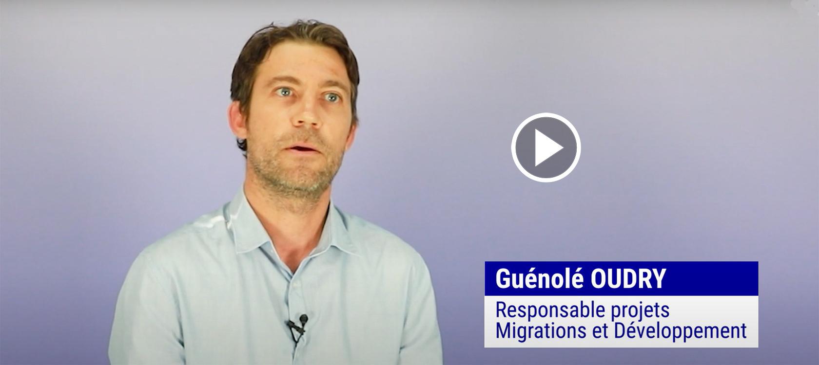 L'expert migrations-climat de l'AFD Guénolé Oudry