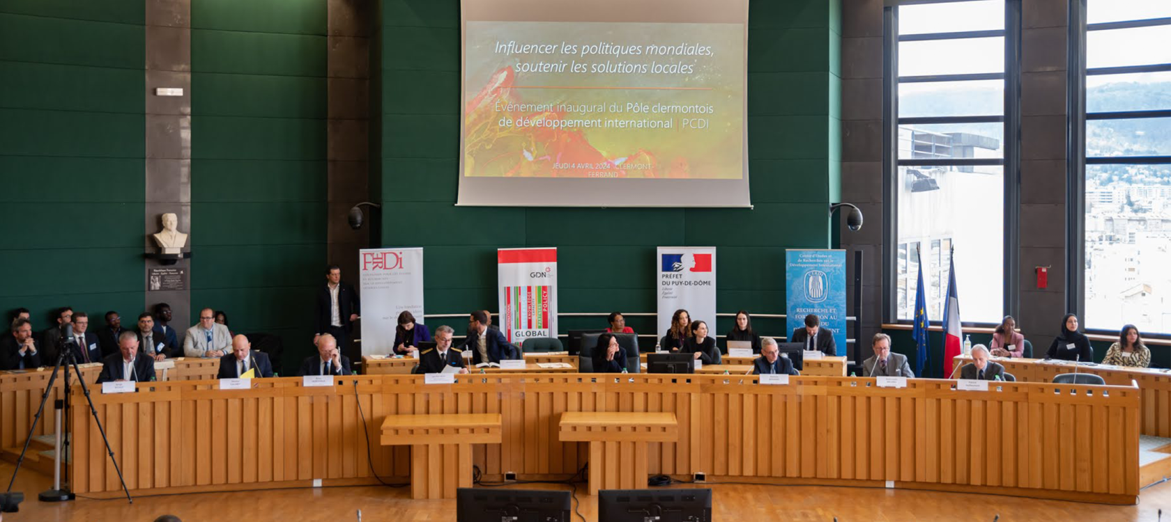 Inauguration officielle du Pôle, le 4 avril 2024 à Clermont-Ferrand.
