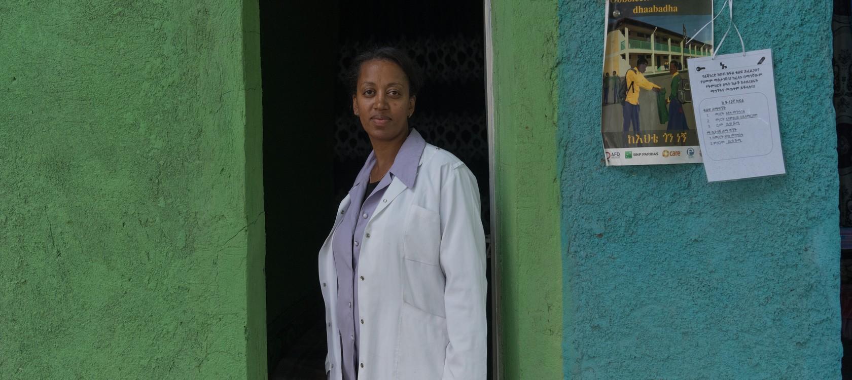 Ayelu, enseignante en Ethiopie