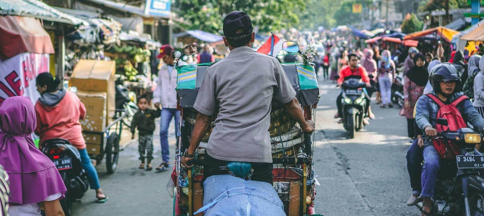 Street in Indonesia.