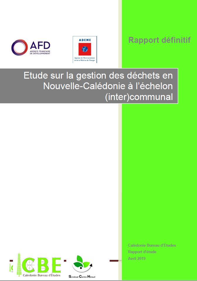 Étude sur la gestion des déchets en Nouvelle-Calédonie à l’échelon (inter)communal