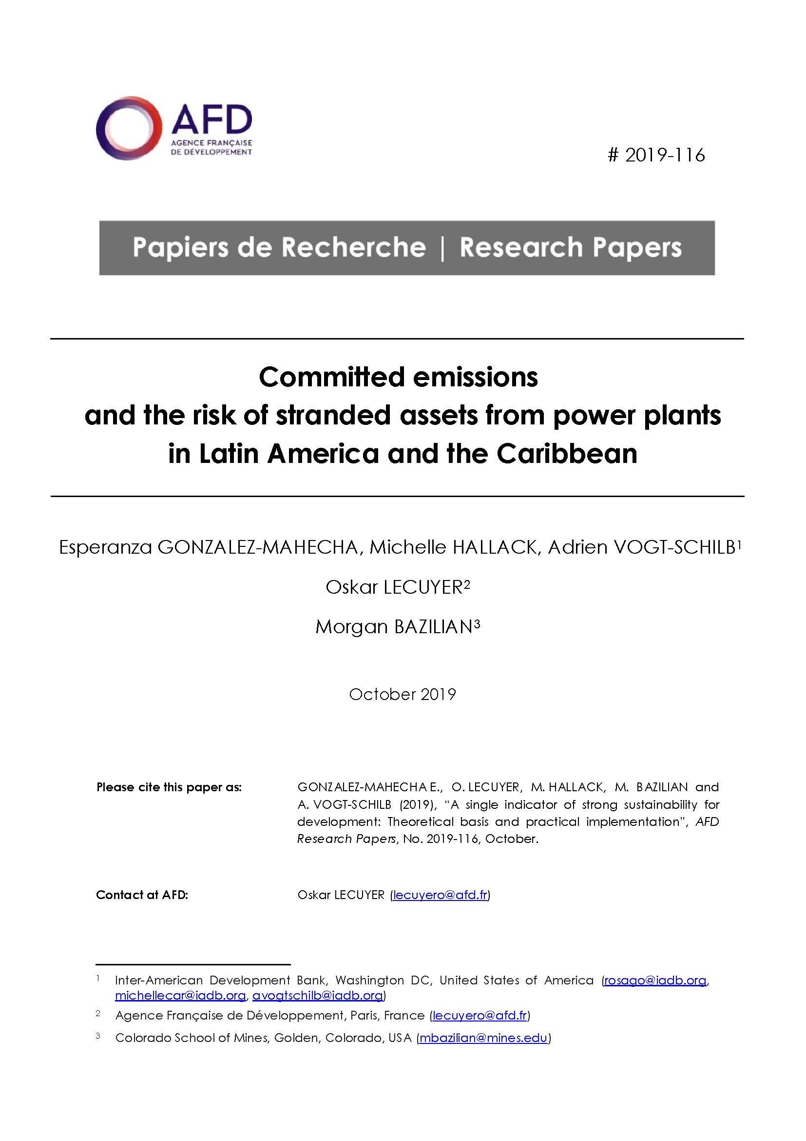 Carbon emisssions from electricity sector in LAC_couv