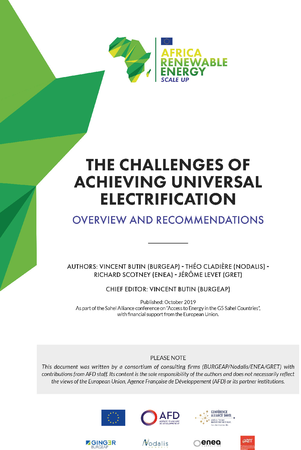 The challenges of achieving universal electrification
