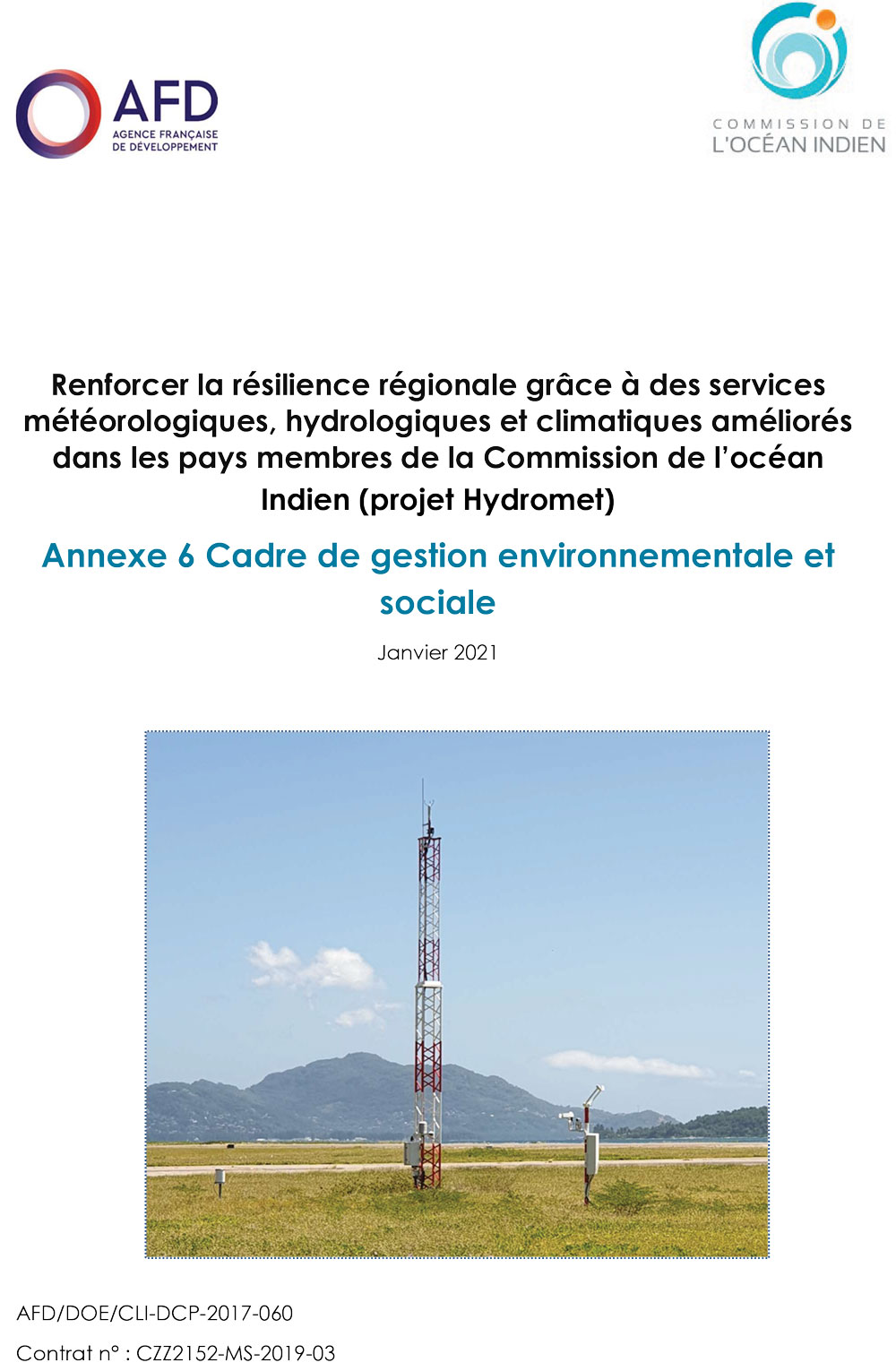 Renforcer la résilience régionale grâce à des services météorologiques, hydrologiques et climatiques améliorés dans les pays membres de la Commission de l’océan Indien (projet Hydromet)