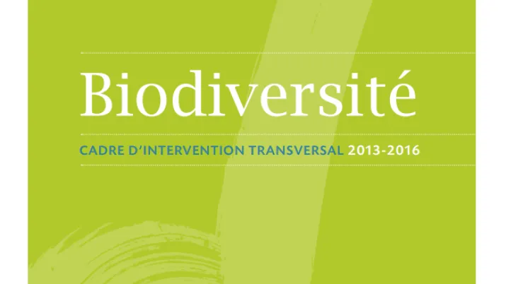 cadre d'intervention biodiversité