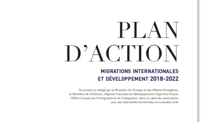 Le Plan d’action « Migrations internationales et développement »
