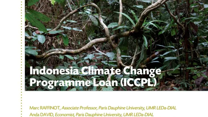 Indonesia Climate Change Programme Loan (ICCPL) visuel