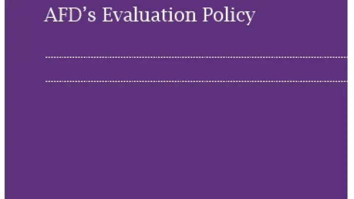 AFD's evaluation policy cover