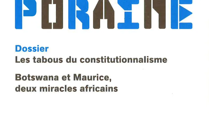 Les tabous du constitutionnalisme en Afrique « francophone »