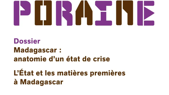 Madagascar : anatomie d'un état de crise
