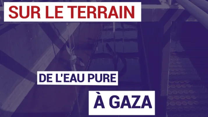 De l'eau pure à Gaza
