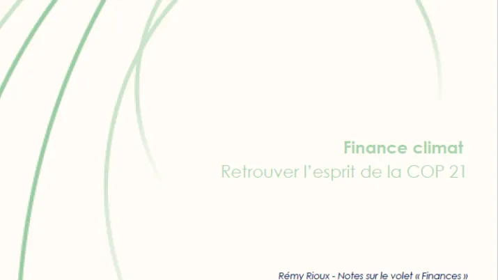 finance climat Rémy Rioux