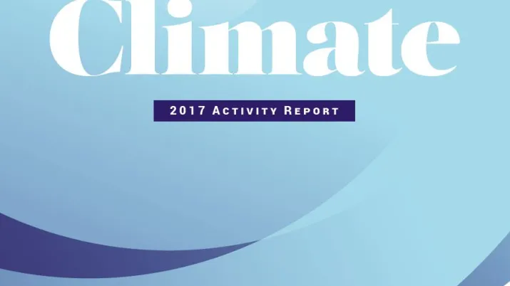 AFD Climate 2017 Activity Report