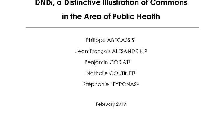 Commons in the Area of Public Health_couv