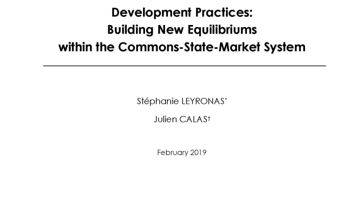 Development Practices and Commons-State-Market System_couv