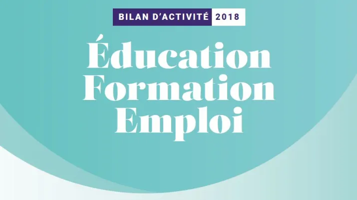 Éducation, formation, emploi - Bilan d'activité 2018