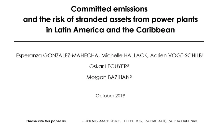 Carbon emisssions from electricity sector in LAC_couv