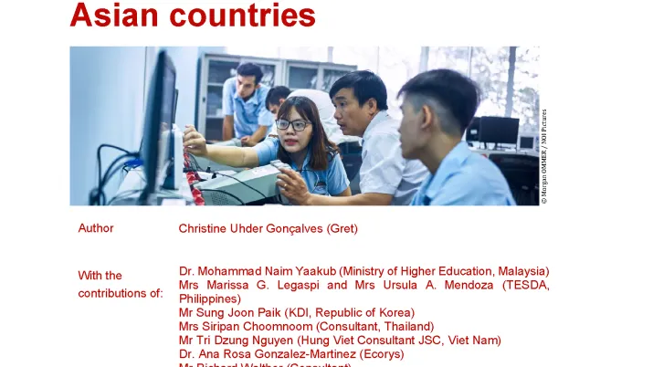 Studies on a comparative analysis in six Asian countries