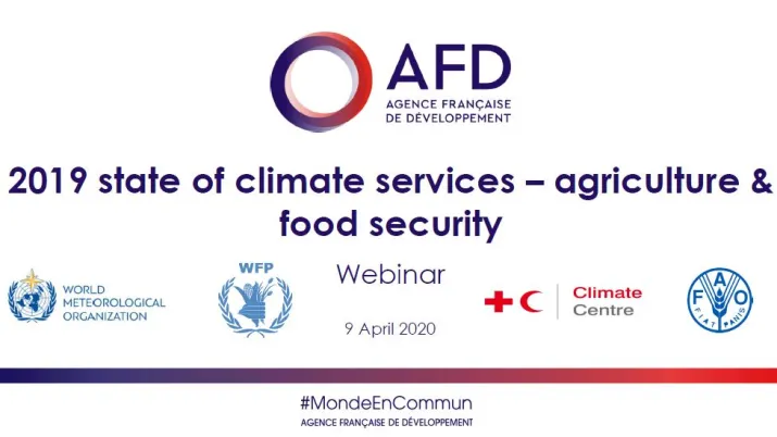 2019 State of Climate Services Report - Speakers' presentations