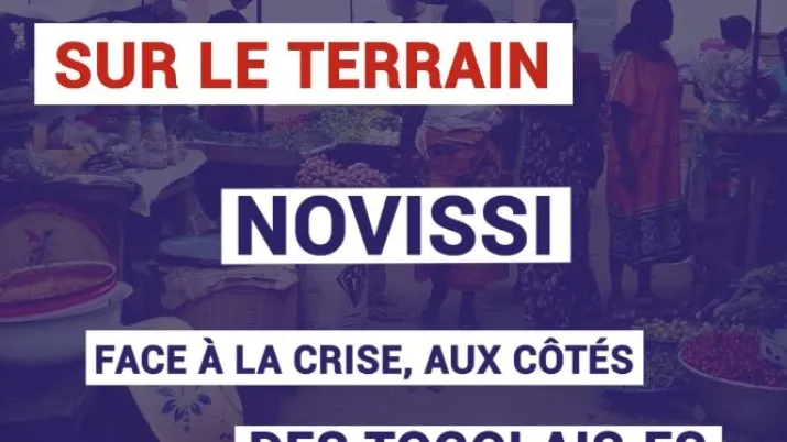 NOVISSI : face à la crise, aux côtés des Togolais.es