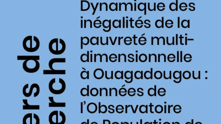 Pauvreté multidimensionnelle à Ouagadougou1