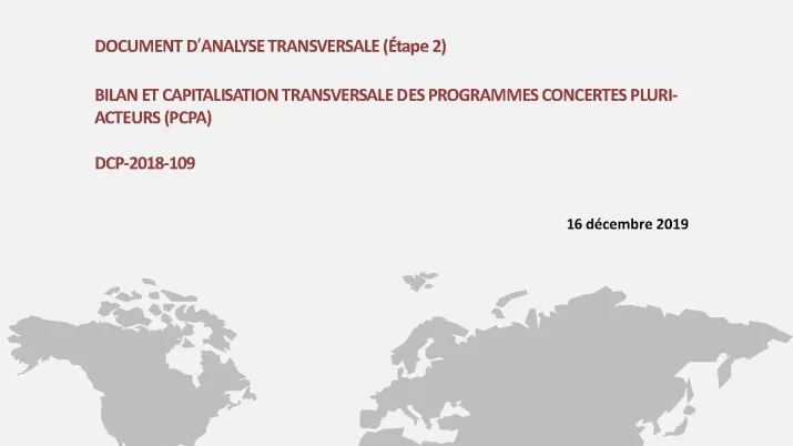 Couv DOCUMENT D’ANALYSE TRANSVERSALE (Étape 2)