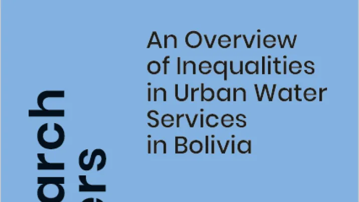 Study on inequalities urban water services