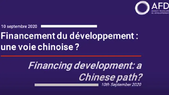Financement du développement : une voie chinoise ?