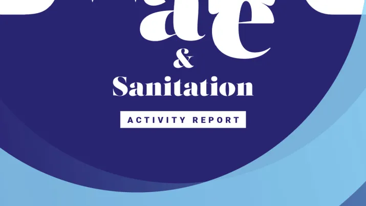 Water and Sanitation - 2014-2019 Activity Report