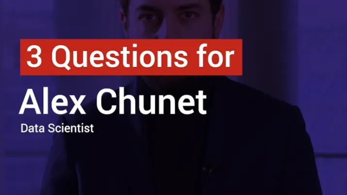 Alex Chunet: "at AFD, we use artificial intelligence to analyze imagery"